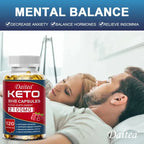 Daitea Fat Burning Weight Loss Keto Softgels - Helps with better body calorie breakdown, weight management and health