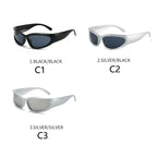 1/2/3pcs Fashionable Men and Women Sunglasses High-end Y2K Square Bicycle Glasses Resistant Sunglasses Outdoor Hiking Glas UV400