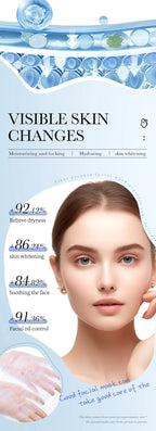 12pcs Hyaluronic Acid Hydrating Facial Mask Sheet Masks For Face Hydrating Shrinking Pores Moisturizing Face Masks Skin Care