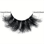 21 Pairs 3-Pack Fake Lashes Fluffy Russian Strip Lashes 3D Fake Lashes Makeup Messy False Eyelashes Fluffy Thick Lashes