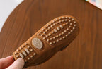 Children Loafers Shoes Boys Flat Sneakers Baby Kids Casual Shoes Toddler Girls Breathable Slip-on Shoes Soft Bottom Solid Color