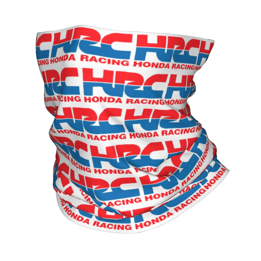 Custom H-Hondaes Motorcycle Rider Winter Headband Neck Warmer Women Men Ski Running Tube Scarf Moto Face Bandana Gaiter