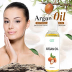 GZE Organic Moroccan Argan Oil Pure Cold Pressed Virgin Premium Grade Moisturizer for Dry, Damaged Skin, Hair, Face, Body, Scalp