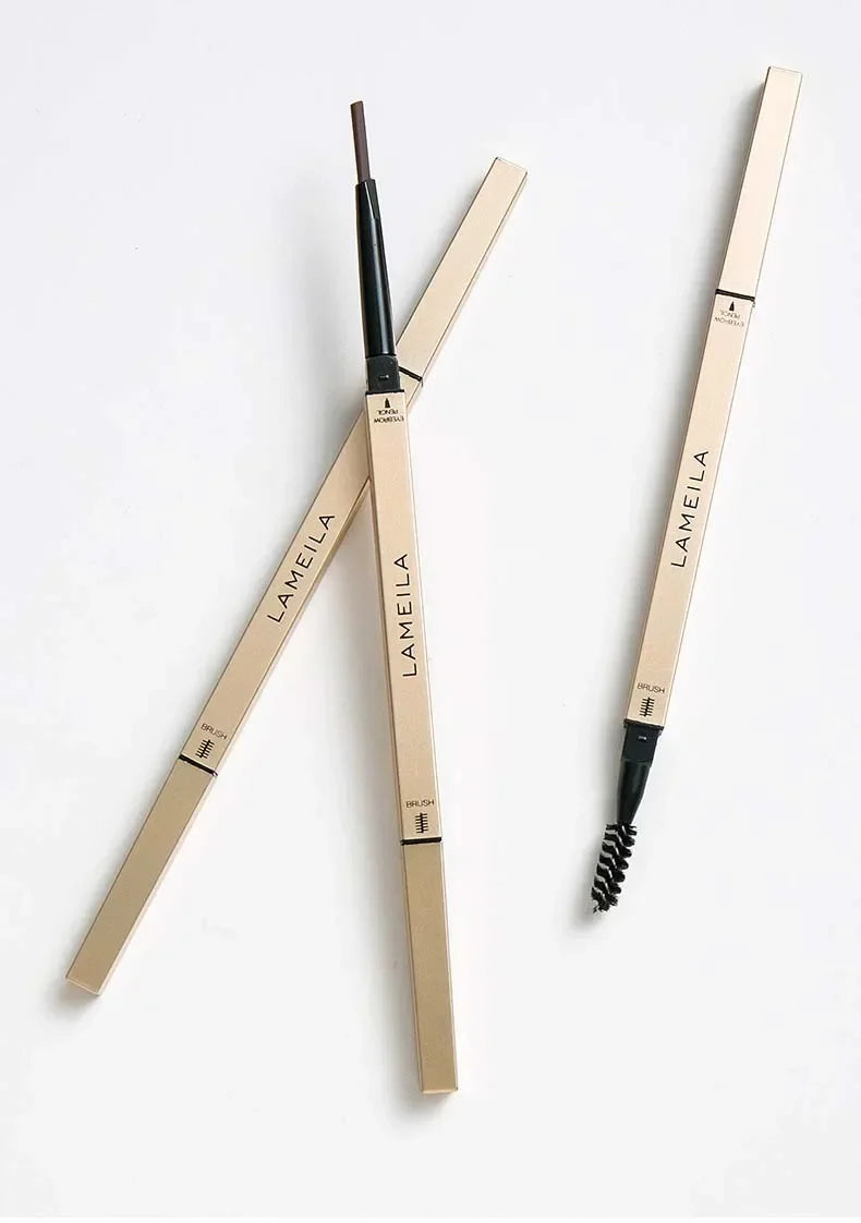 Double Head Eyebrow Pencil with Brush Waterproof Smooth 5 Colors Eye Brow Pen Tint Mascara Enhance Cosmetics Beauty Women Makeup