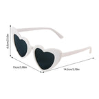 6pcs Bachelorette Party Sunglasses Wedding Bridal Shower Decoration Pink White Heart Glasses Bridesmaid Gifts Hen Party Supplies