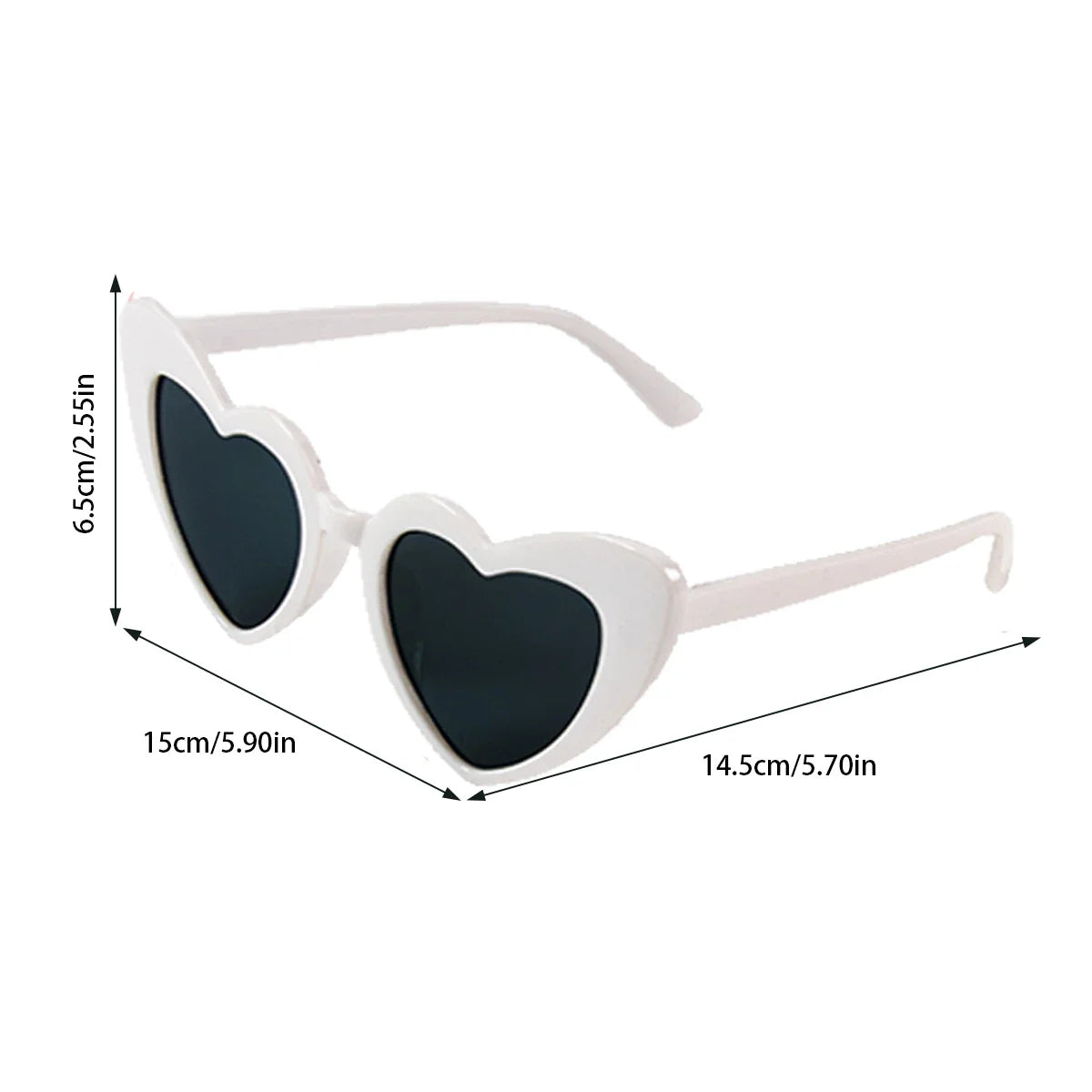6pcs Bachelorette Party Sunglasses Wedding Bridal Shower Decoration Pink White Heart Glasses Bridesmaid Gifts Hen Party Supplies
