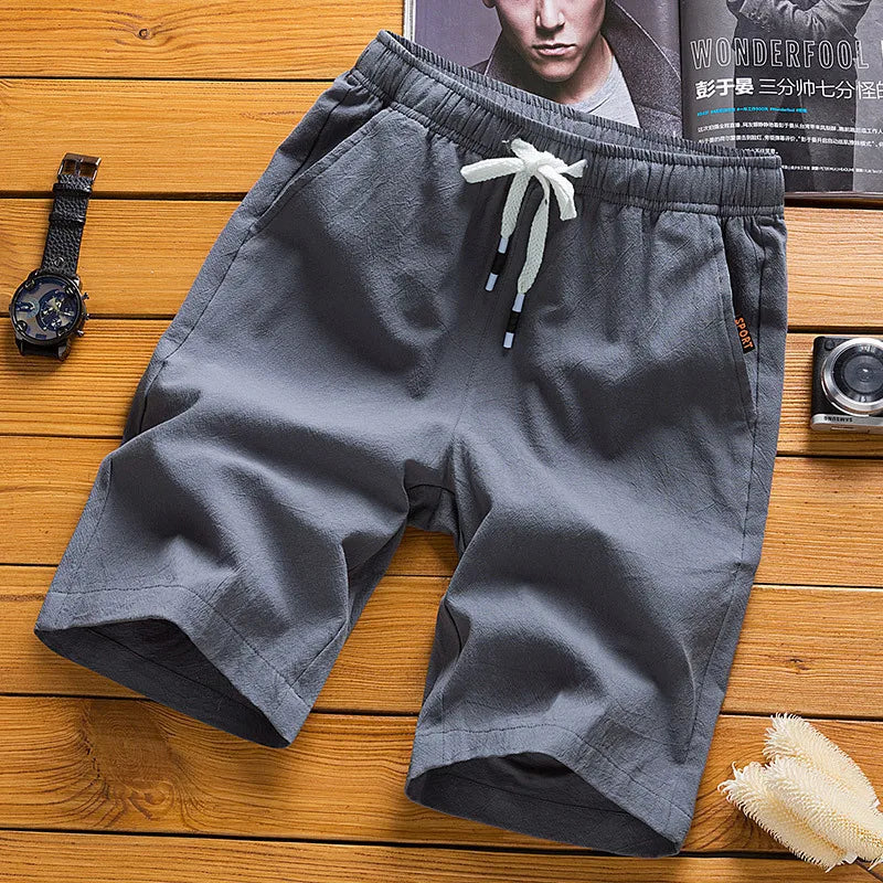 2024newSummer Shorts Men Casual Shorts Trunks Fitness Beach Shorts Man Breathable  Short Trousers