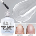 AWStorG15ml 2 IN 1 Crystal Top Coat Transparent Soak Off UV LED Nails Art Manicure Gel Nail Polish Varnishes Primer Function Gel