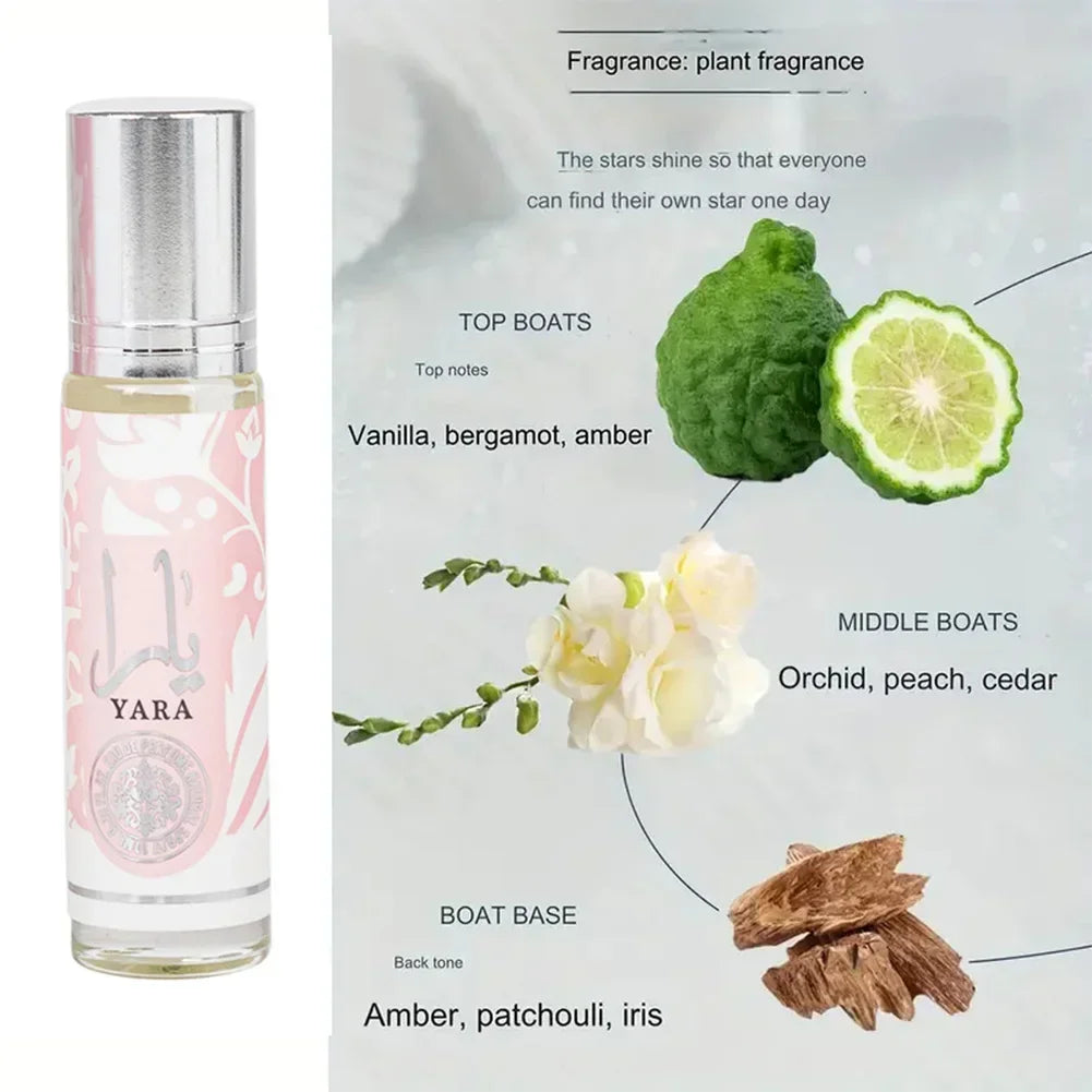 3Pcs Long Lasting Perfume Roller 10ML High Quality Lasting Fragrance Dating Perfume Pheromone Light Fragrance Arabian Perfume