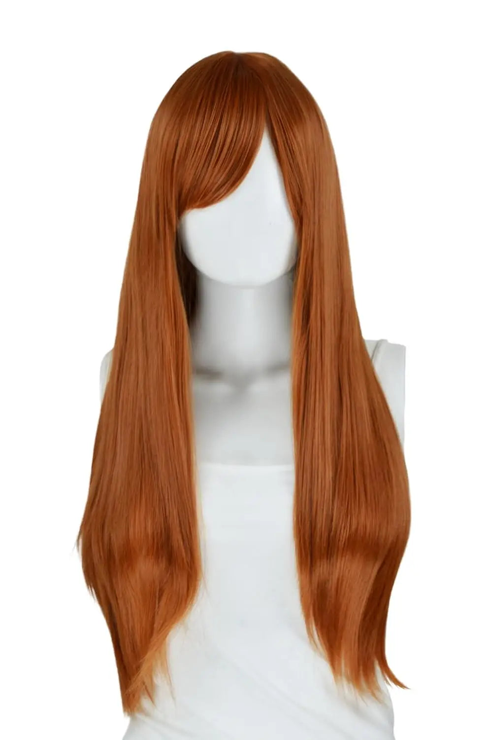 Cosplay Nyx Autumn Orange Long Straight Wig 28 Inches Long Straight wigs for Women Universal Cartoon Cosplay Wig