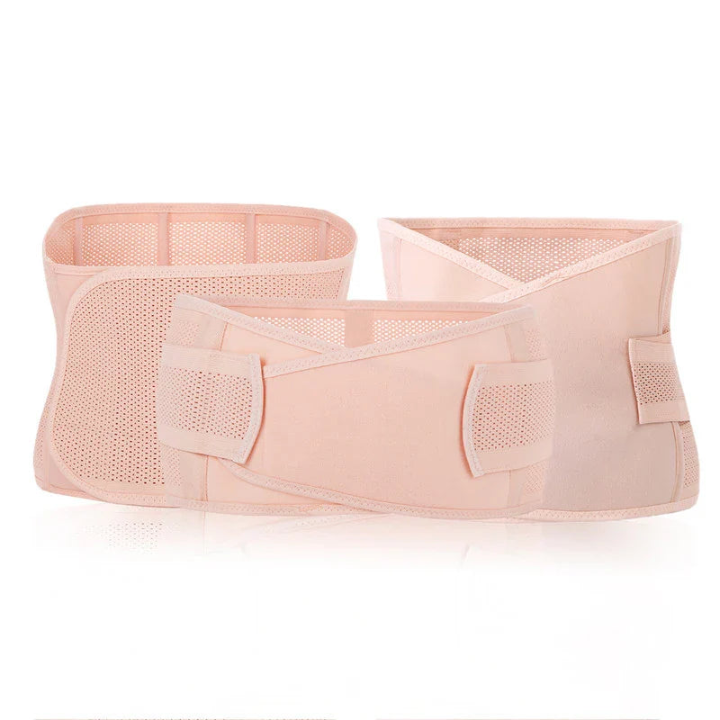 Breathable Adjustable Postpartum Abdominal Belt Cesarean Section Belt Thin Slimming Belt Pregnant Women Body Shaping Girdle