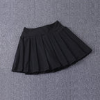 2024 New Best-Selling Pleated Nylon Spandex High Waisted Pocket Skirt With Anti Glare A-Line Sports Tennis Skirt