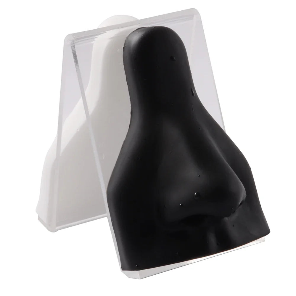 1Pc Soft Silicone Nose Model Tattoo Practice Jewelry Display Piercing Tools Earring Display Tool Acrylic Display Stand Kit