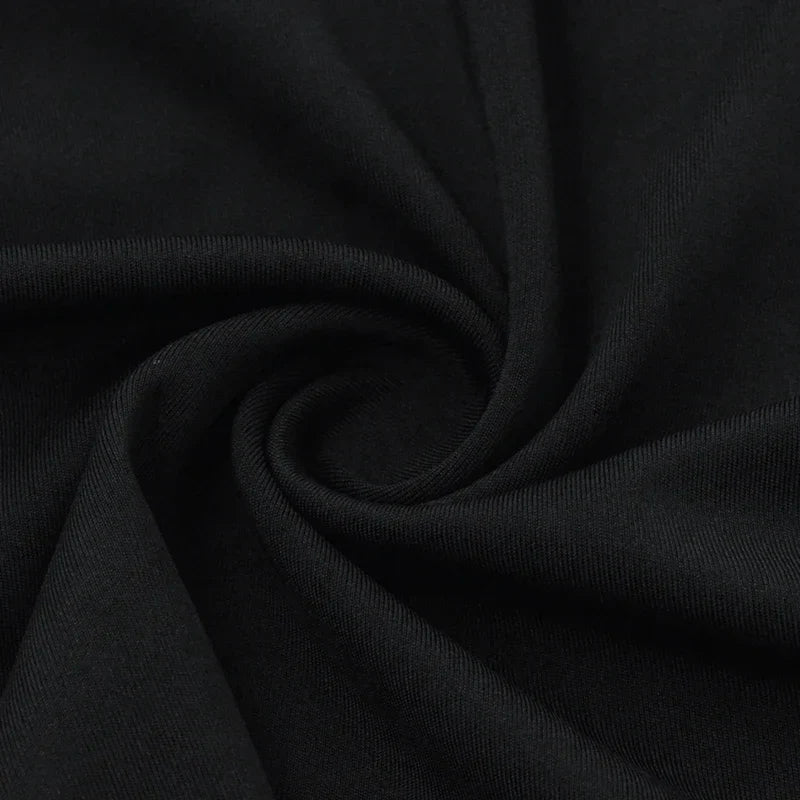 ALTGOTH Emo fashion sexy Mini Dress Women Streetwear Maxi Casual Elegant Party Basic Dresses 2024 New Alt Solid Casual Clubwear