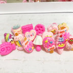 10pcs/lot Children's Cartoon Rings Candy Flower Animal Bow Shape Ring Set Mix Finger Jewellery Rings Kid Girls Toys Anillo