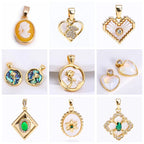 18K Gold Plated Split Rings Connecting Ring Brass Open Jump Rings Accessories For Jewelry DIY Jewelry Material Wholesale