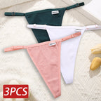 Cotton Sexy Thongs Adjustable Women's Panties Soft Panties Low Waist Seamless Thongs Woman Lingerie Tangas Mujer S-XL FINETOO