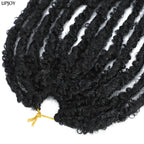 Butterfly Locs Crochet Hair 12 inch Handmade Butterfly Soft Locs Crochet Hair Extensions Synthetic Braiding Hair 12Strands/pack