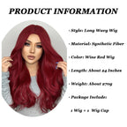Blonde synthetic wig with straight bangs Ladies Cosplay wig High temperature silk wig set with big waves and long curly hair