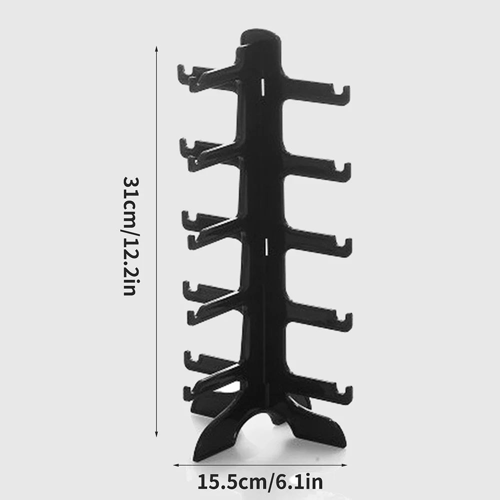 1pcs Eyeglasses Sunglasses Storage Display Stand Holder Organizer Case Show Rack for 5 Glasses  Sunglasses Storage Rack