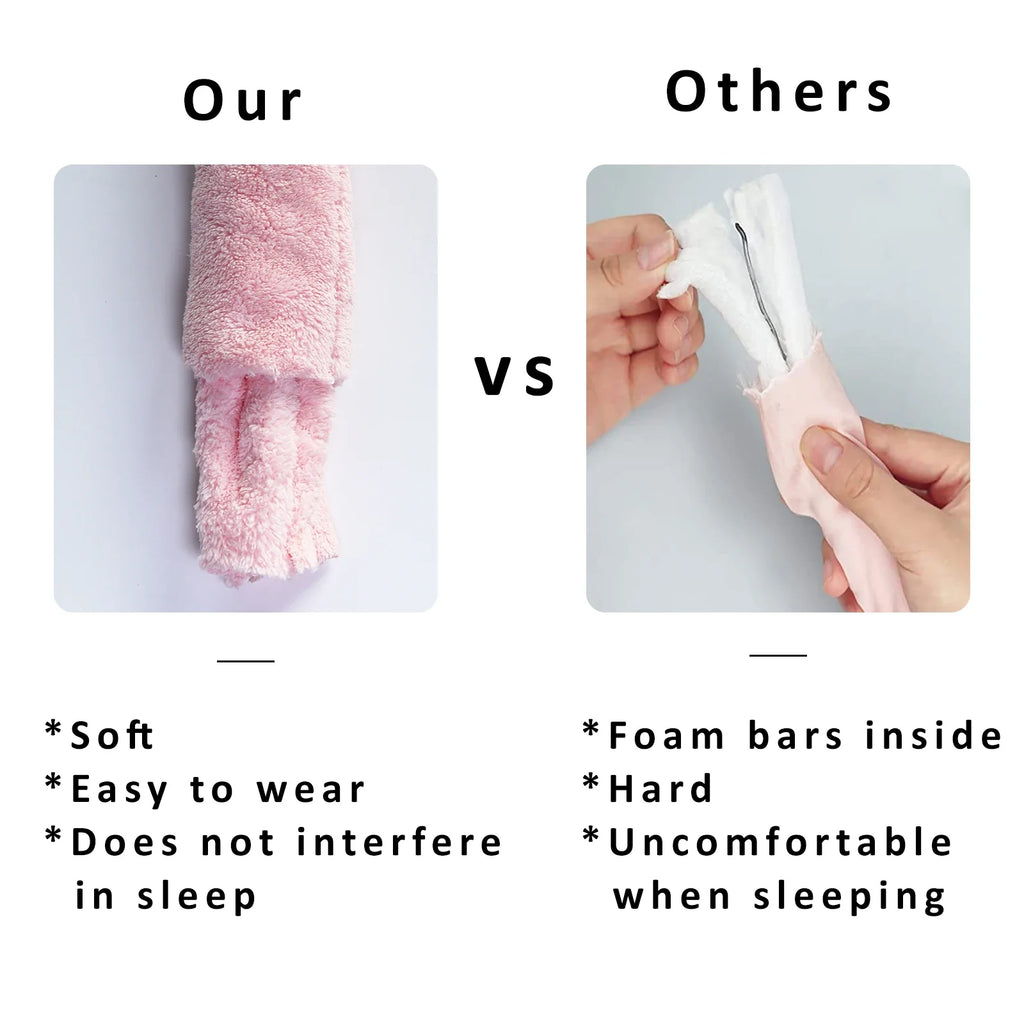 Create Professional Looking Curls Instantly with Heatless Curling Rod Headband No Heat Soft Overnight Hair Curlers