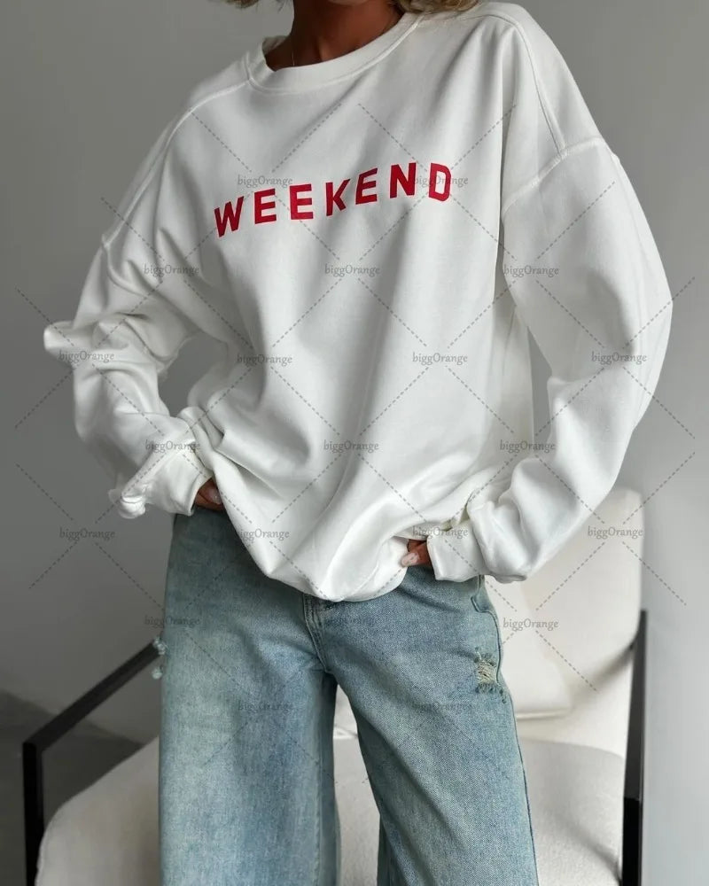 American Fashion Brand Harajuku Retro Letters Fashionable Loose Hoodie Women Street Hip-hop Punk Y2K Casual Oversized Sweatshirt