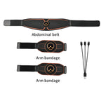 Abs Belt Abdominal Trainer EMS Muscle Stimulation Electric Exerciser Toning Belts For Leg Arm Workout Fitness Home Gym Equiment