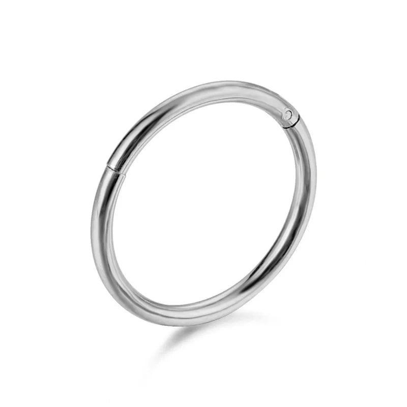 1PC Surgical Steel Tornito Nose Clicker 16G 18G Septum Piercing Clicker Ear Cartilage Pircing Earring Helix Septum Cliker Ring