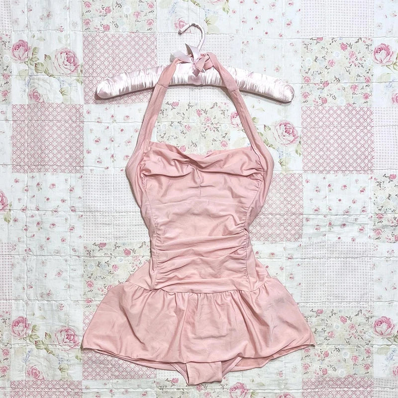 Grunge Punk Gothic Fairycore Emo Girls Dress Sexy Slim Lace Chic Fashion Aesthetic Women's Dresses Harajuku Retro Y2K Streetwear