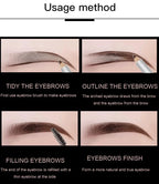 1/3pcs Eye Brow Pencil Waterproof Professional Women Eye Makeup Pen Easy Color Natural Black Brown Cosmetic Beauty Eyebrow Tool