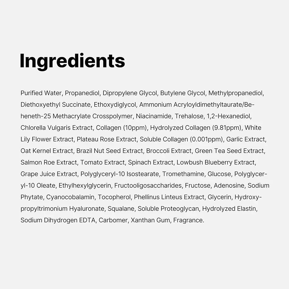 24h Glow & Lifted Collagen Jelly Cream Niacinamide And Hydrolyzed Collagen Strengthen The Skin Barrier And Moisturize The Skin