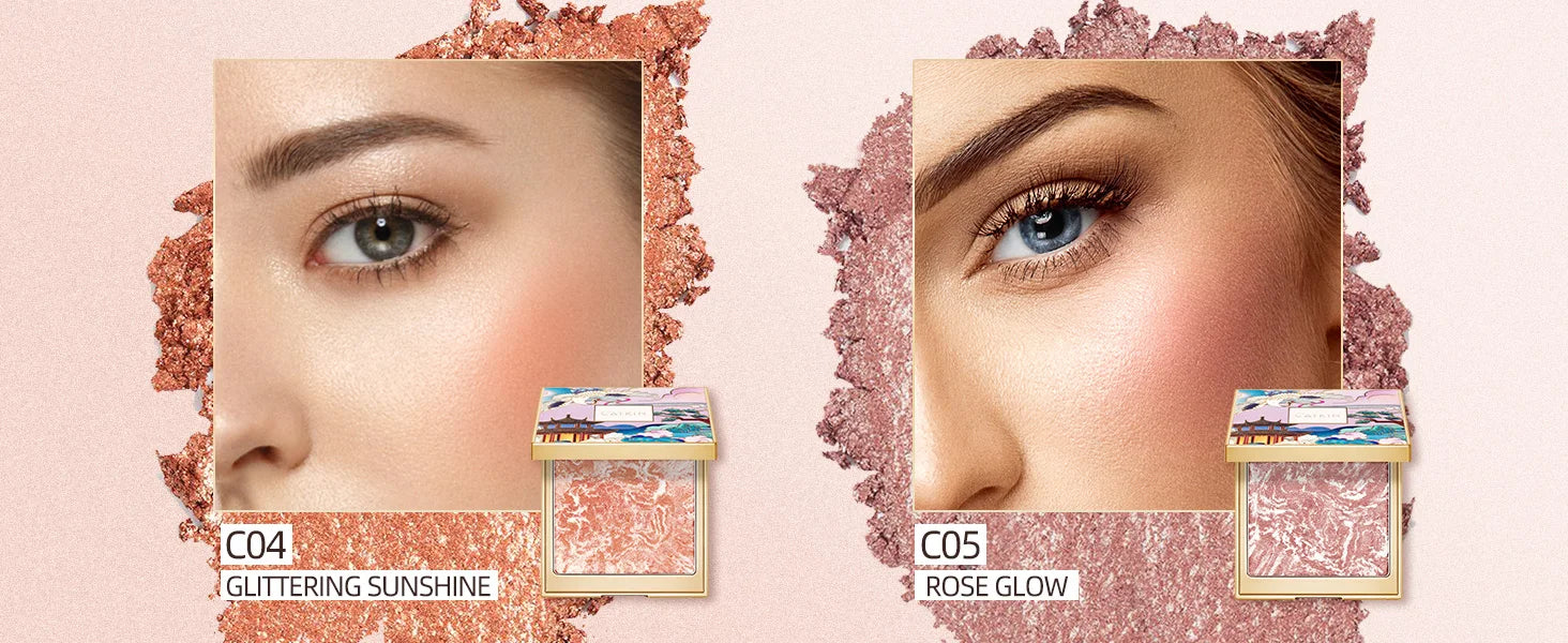 CATKIN Eternal Love Rosy Cranes Blush Drunk In Flower Long-lasting Natural Blush