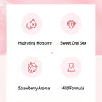 100/200ML Lickable Fruity Flavor Lubricant Oral Sex Strawberry Lubricating Fluid for Adult Sex Toys Vaginal Anal Lubrication 18+