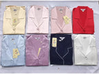 100% Pure Silk Women's Classical Pajama Set Sleepwear Nightgown M L XL YM007