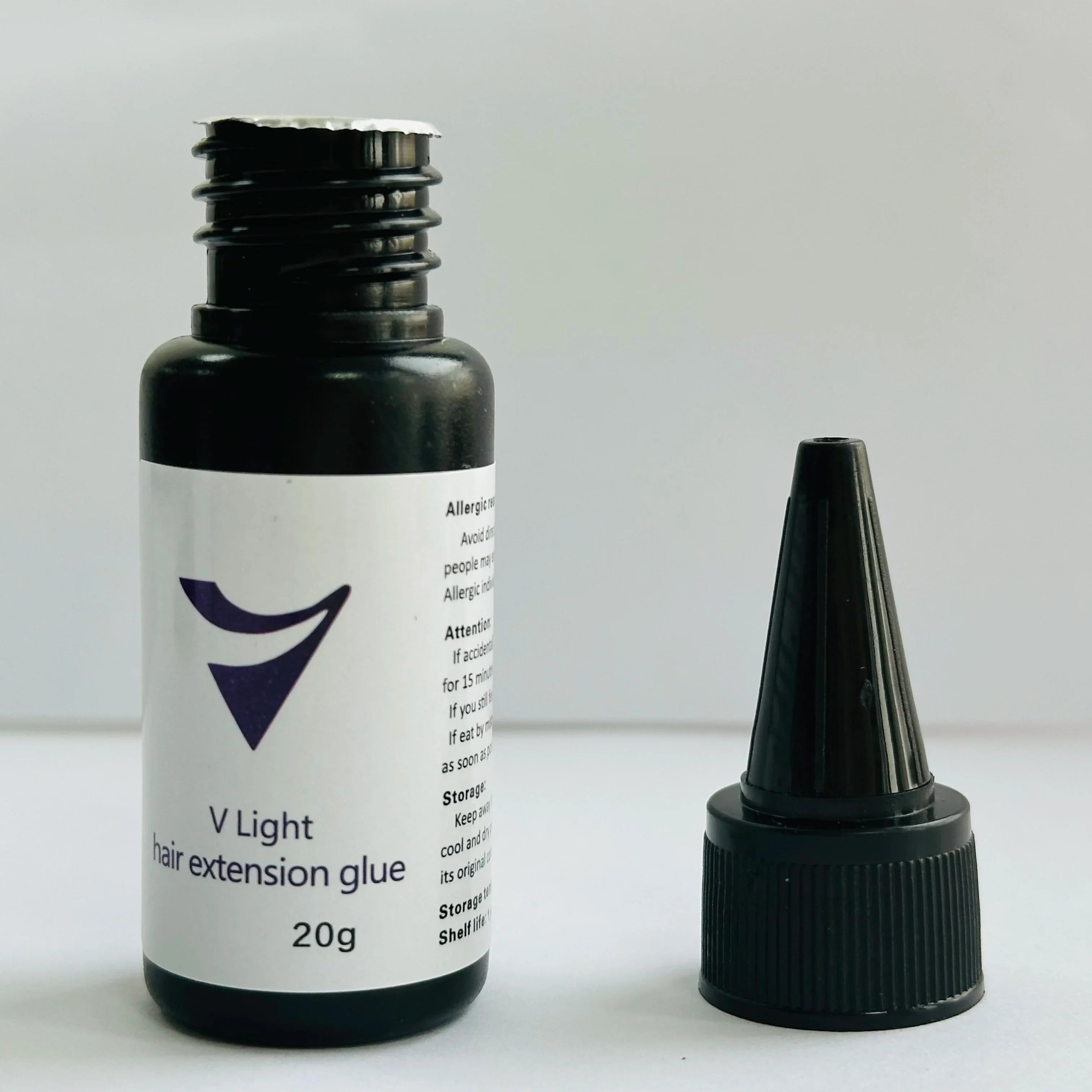 5/3/1PCV-Light Technology Hair Extension Clear Wig glue 20g V-light Traceless tool for tape Hair Extension Fast Grafting Tool