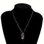 Aihua New Fashion Silver Color Infinity Necklaces & Pendants for Women Choker Party Jewelry Gifts Bijuter Collar