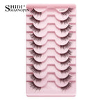 Half Fake Eyelashes 5/10 Half Lashes Soft Natural Cat Eye Lashes Makeup Tool Extension Fluffy Faux Cils maquiagem Half Lashes
