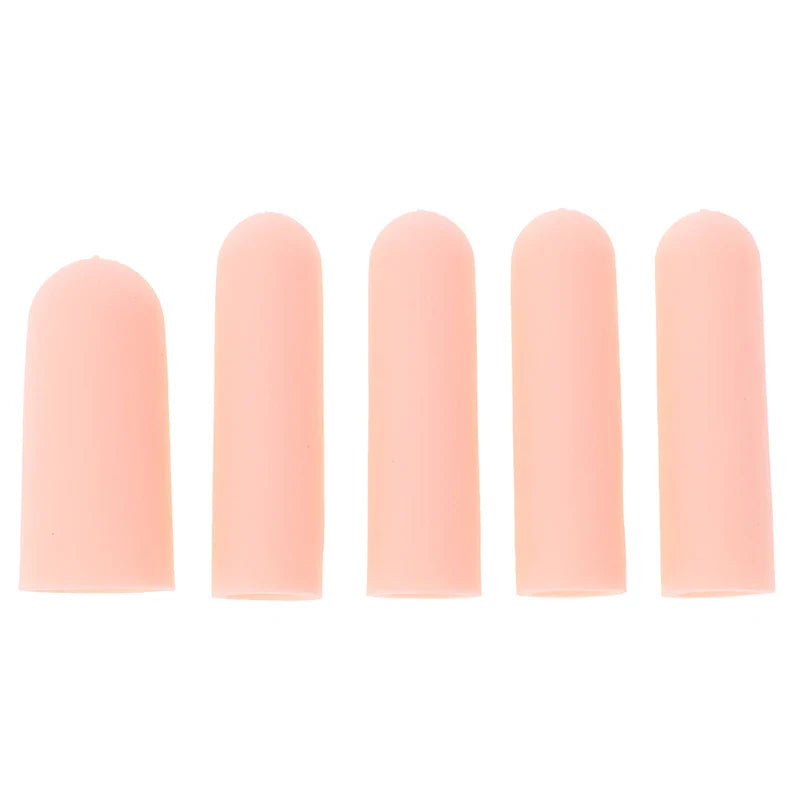 10 Pcs Silicone Finger Cot Gel Finger Protector Fingers Brace Support Gloves For Feneral toe / finger protection