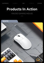 Attack Shark 18000DPI Wireless Mouse, 1000Hz,PAW3311,Bluetooth Tri-mode Connection, R1 Macro Gaming Mouse