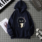 2025 Winter New Women's Hoodie High Street Unisex style Double Pockets Sweatshirts Outerwear Plus-Size Women's Clothing CYXX236