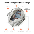 AJI Women Travel Bag Nylon Handheld Travel Bag Carry On Luggage Bag Large Capacity Weekender Gym Sport Holdall Overnight Bag