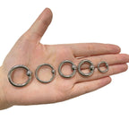 ASTM F136 Titanium Captive Bead Rings PIERC Nose Ring large size Earring 12G 2mm 3mm BCR Hoop Rings punk Piercing Body Jewelry