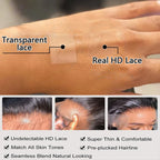 200% Density 13x4 Short Bob Straight Brazilian Remy Hair HD Transparent Lace Full Lace Frontal Wigs 100% Human Hair For Women