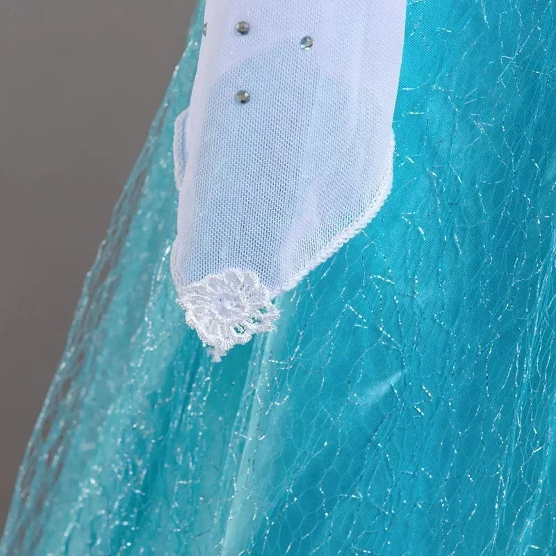 Elsa Dress for Girls 3-10Y Birthday Role Elsa Princess Dress For Kids Halloween 2024 Carnival Easter Party Cosplay Girls Costume