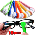 10/5/1pcs Portable Multifunctional Glasses Cleaning Rub Eyeglass Sunglasses Spectacles Microfiber Cleaning Brushes Wiping Tools