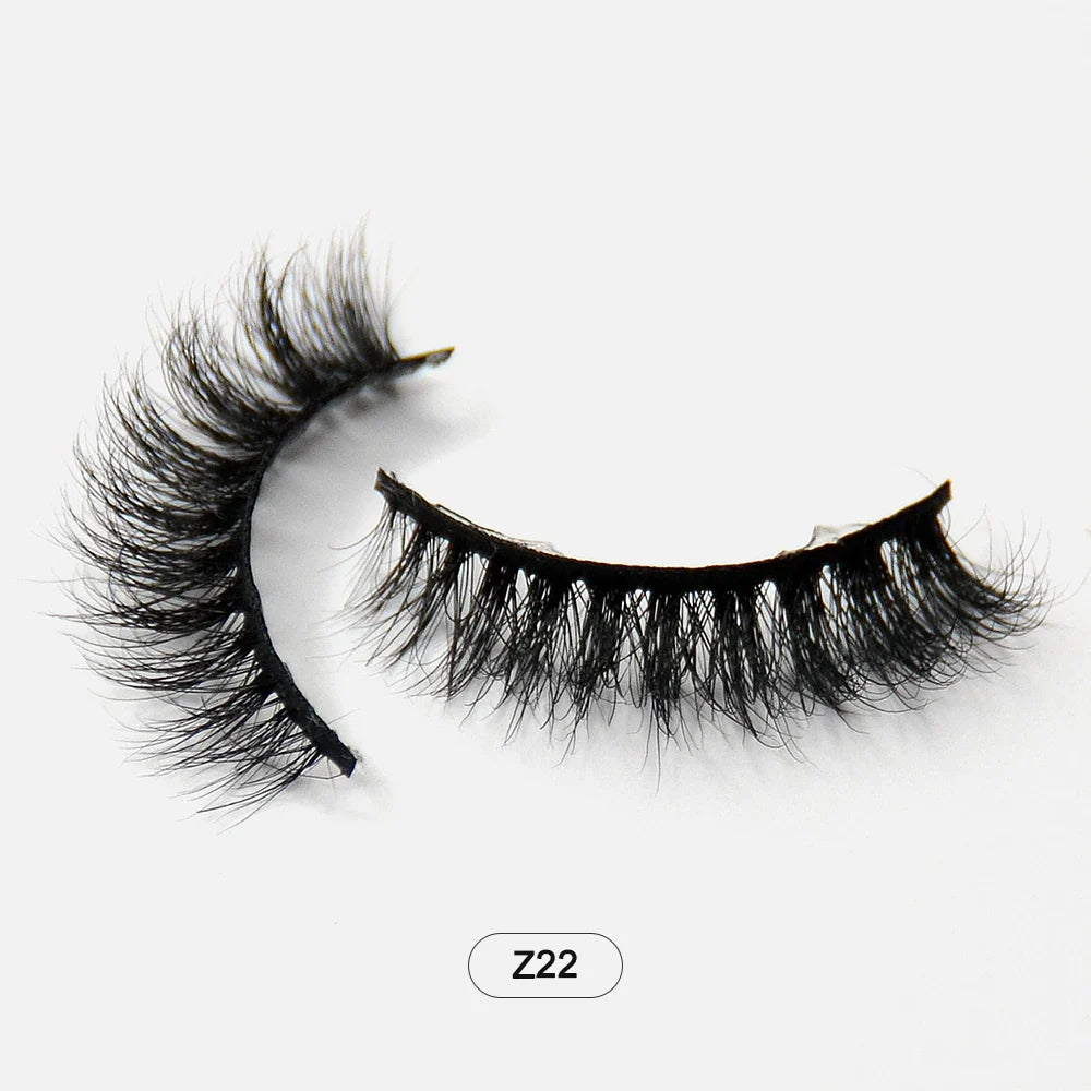 Dropshiping Makeup  Mink Lashes Fluffy Soft Full Fake Eyelashes Natural False Eyelashes Wispy Lash Extension