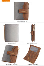 Baellerry High Quality Women Wallets New Simple Short Card Holde Brand Female Purse Photo Holder Coin Pocket Zipper Women Wallet