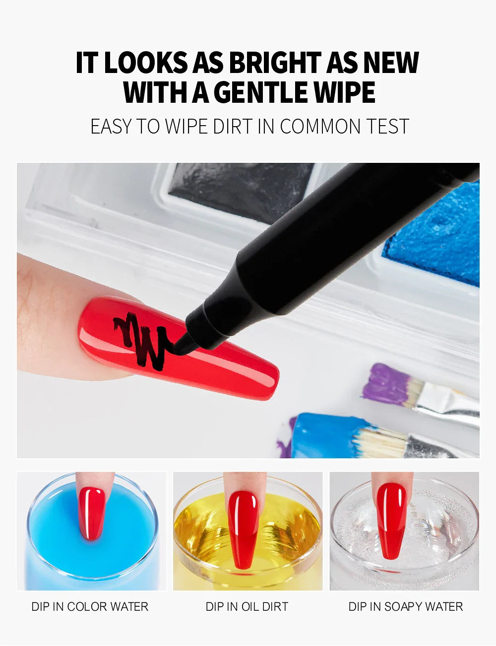 AWStorG15ml 2 IN 1 Crystal Top Coat Transparent Soak Off UV LED Nails Art Manicure Gel Nail Polish Varnishes Primer Function Gel