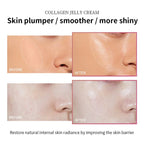 Collagen Jelly Cream Niacinamide Tightening Soothing Moisturizing Anti-Aging Firmness Hydration Skincare 100ml Face Gel
