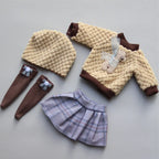 Cartoon Style Clothes Suit for 1/6 Bjd Doll Accesssories for 30cm Baby Doll Dress Up Toys for Children